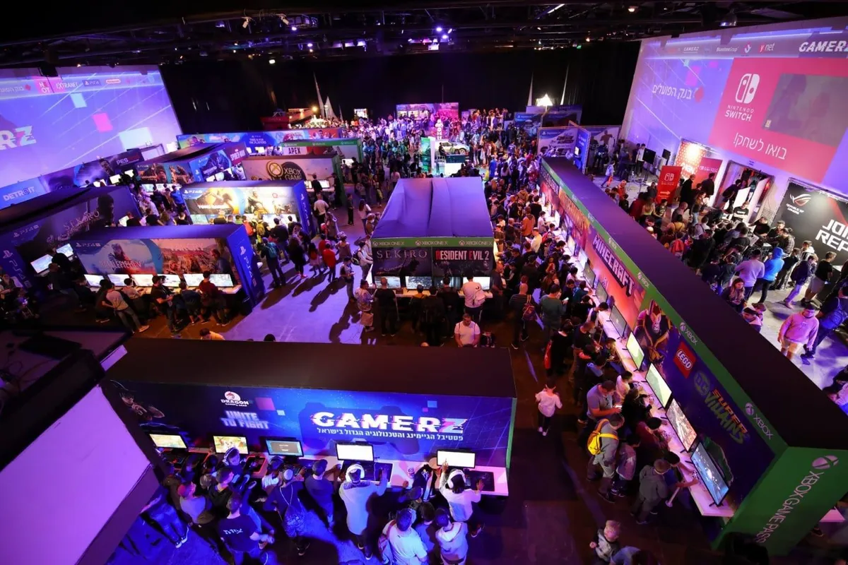 פסטיבל GAMERZ בהפקת Yourgame עם מתחמי משחק וקהל גדול